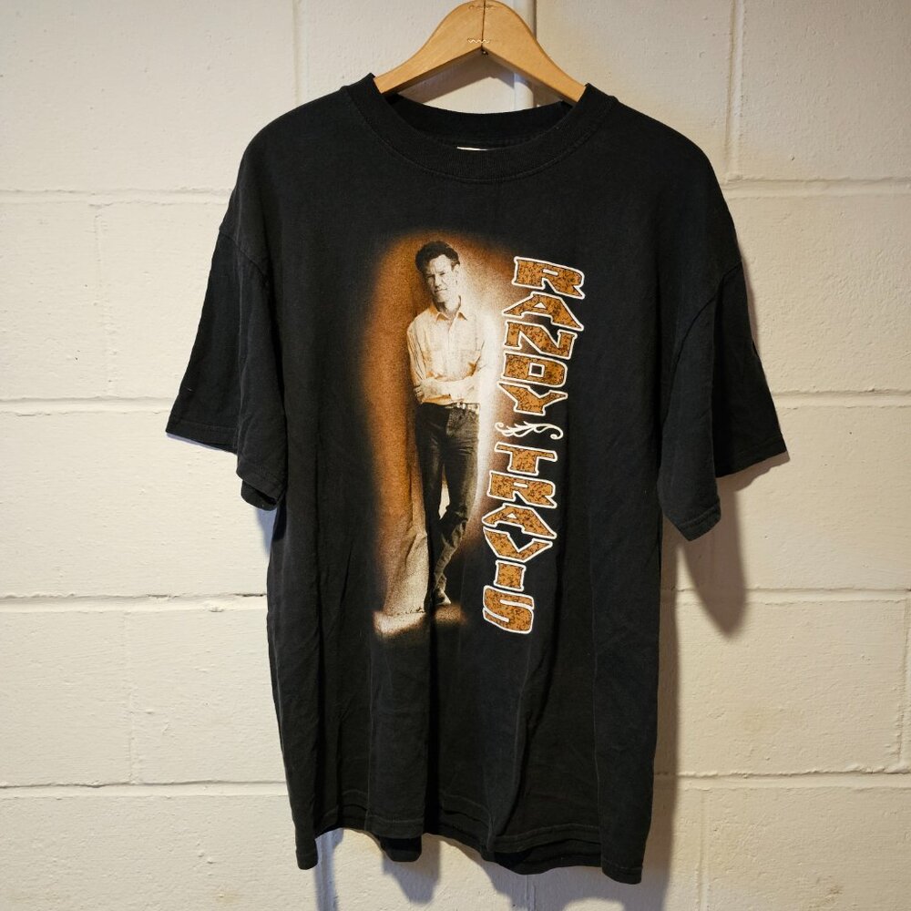 Dadcore Blokecore Western Cowgirl Yallternative Randy Travis '04 Tour Tshirt